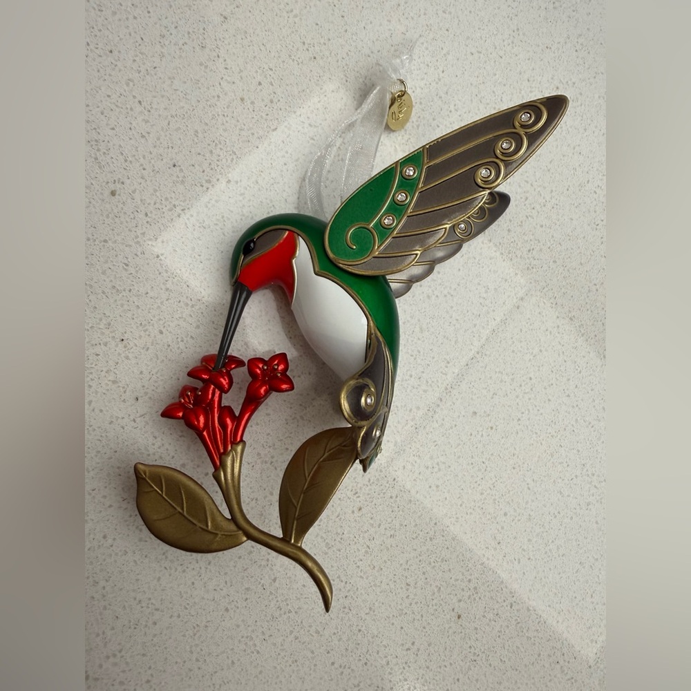 Hallmark Keepsake Ornament Dazzling Hummingbird 2016 Christmas - Picture 12 of 16